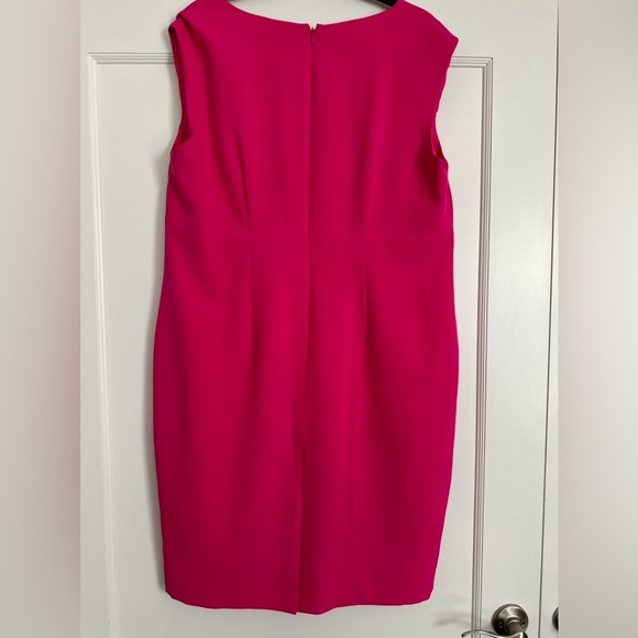 Kasper Sleeveless Sheath Dress, pink, 14w - Picture 2 of 3